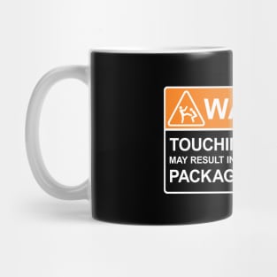 WARNING TOUCHING MY CODE Mug